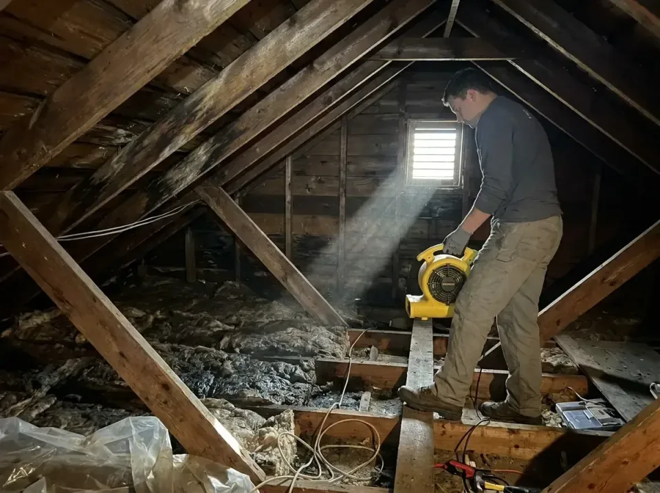 attic-water-damage-drying-proc-007 — frequently asked questions, Emergency Water Extraction & 24/7 Flood Response in Oostbur…